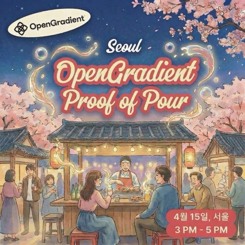 OpenGradient Proof of Pour Seoul poster